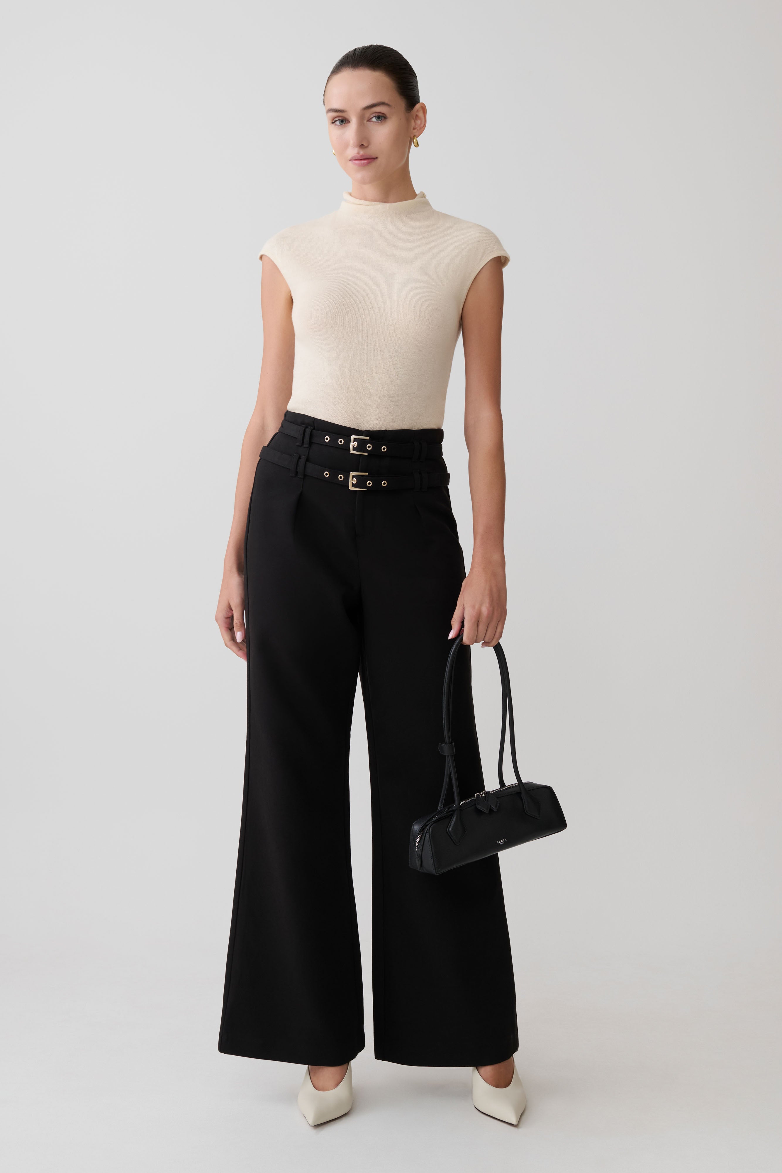 Sonny Short Sleeve Knit Top - Cream
