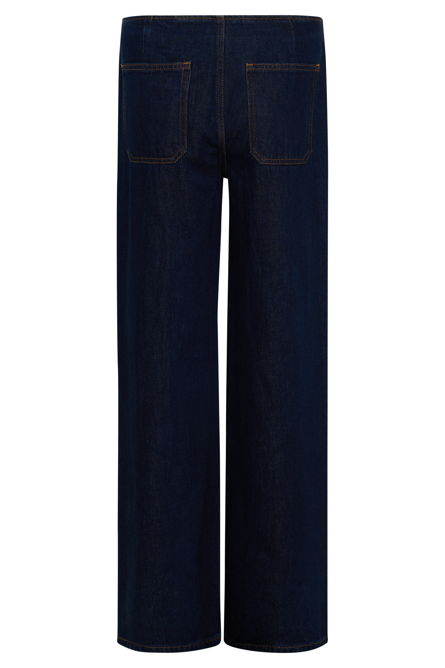 Caitlin Mid Rise Denim Jeans - Indigo Blue